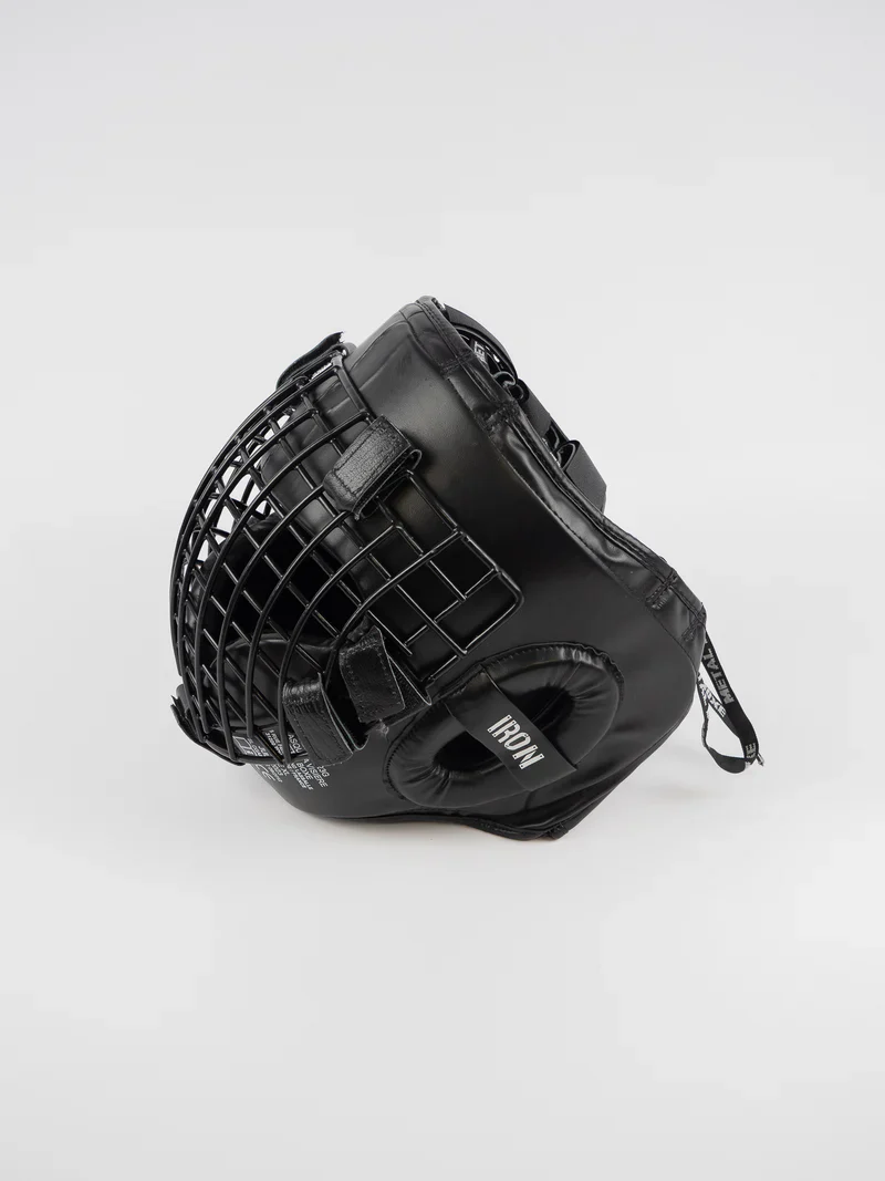 Caschetto Metal Boxe con Grata Metallica Removibile | Protezione Tattica Integrale - Image 3