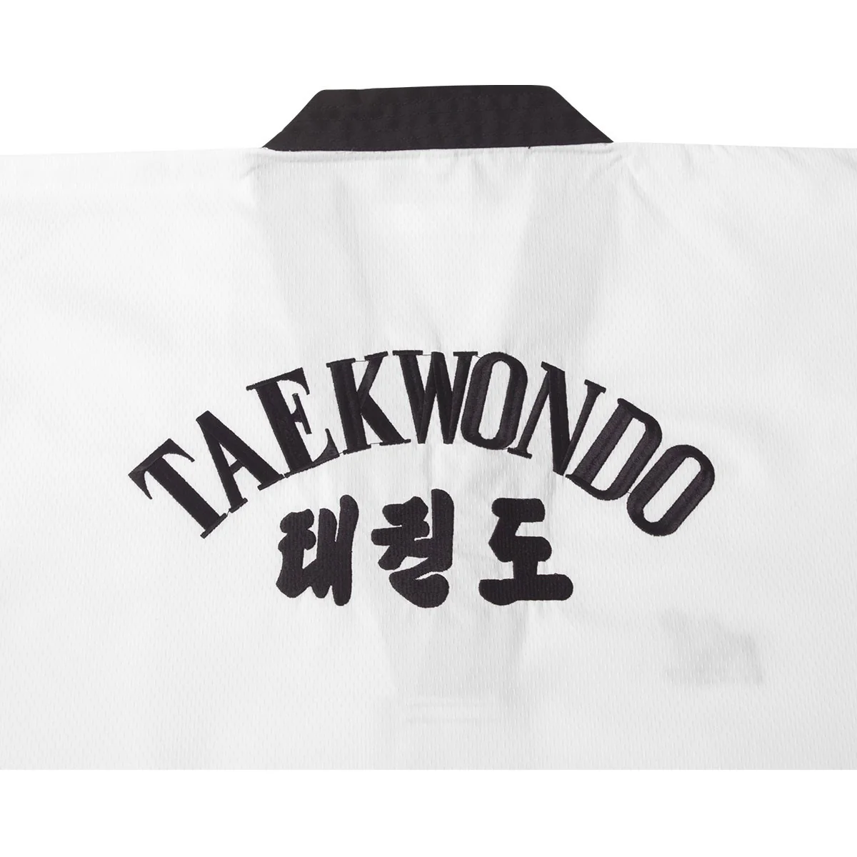 Dobok Collo Nero con Ricamo Taekwondo - Image 2