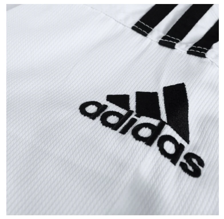 Dobok Taekwondo Adidas Adi-club collo nero - Image 3