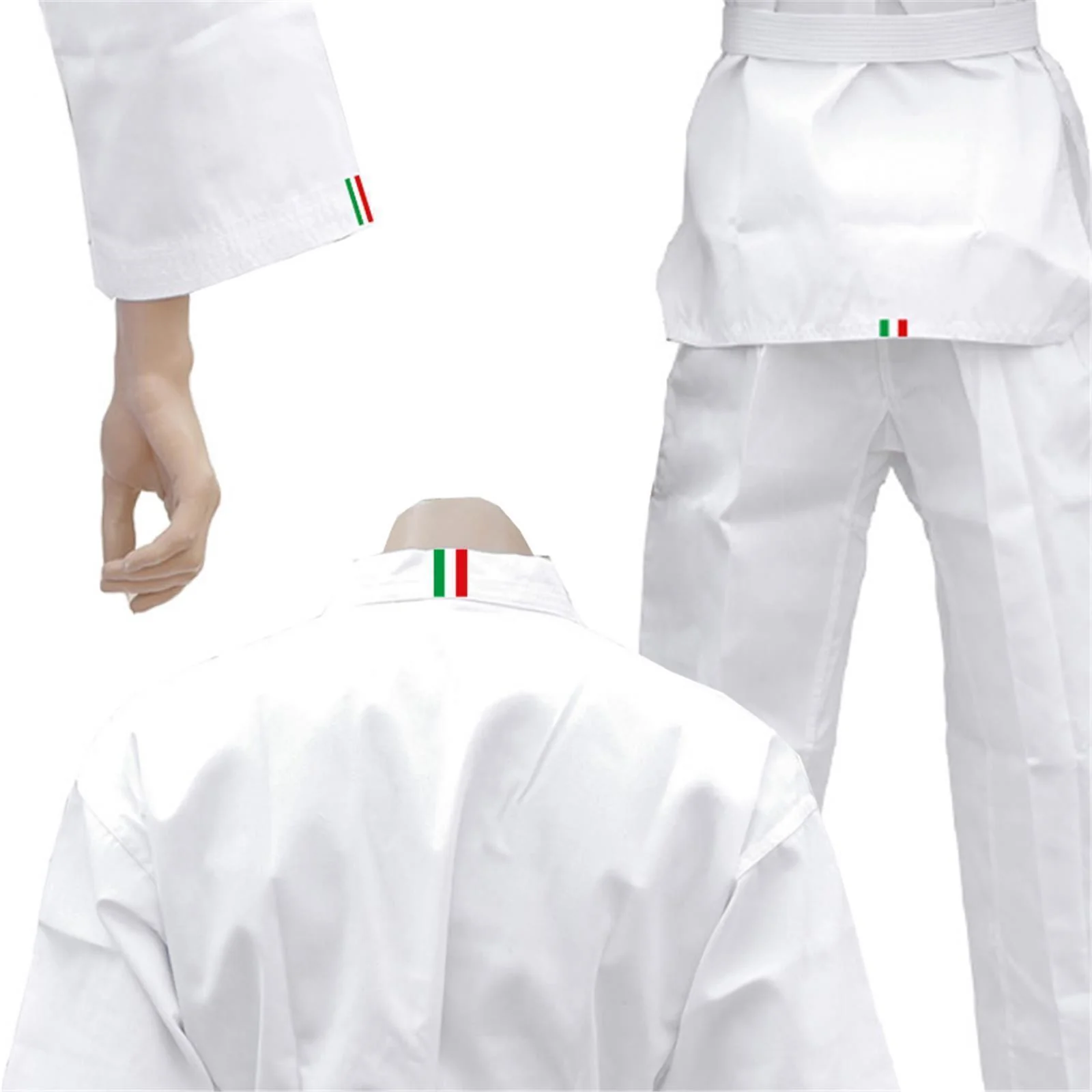 DOBOK Taekwondo Daedo Italia Collo Bianco WT - Image 4