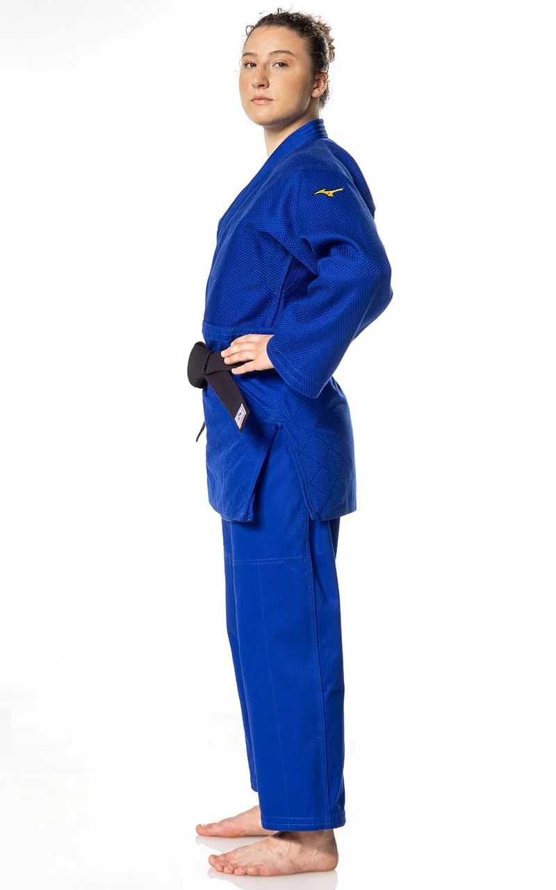 Judogi Mizuno Yusho III Blu IJF Approved - Uniforme Gara 750g - Image 2