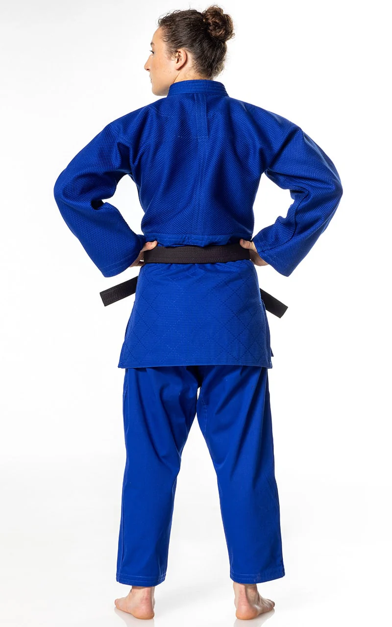 Judogi Mizuno Yusho III Blu IJF Approved - Uniforme Gara 750g - Image 3