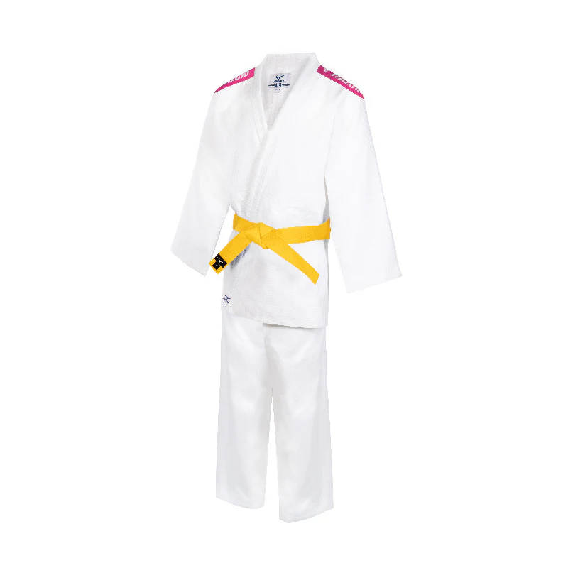 Judogi Mizuno Kodomo Plus Cintura Inclusa Bande Colorate - Image 2