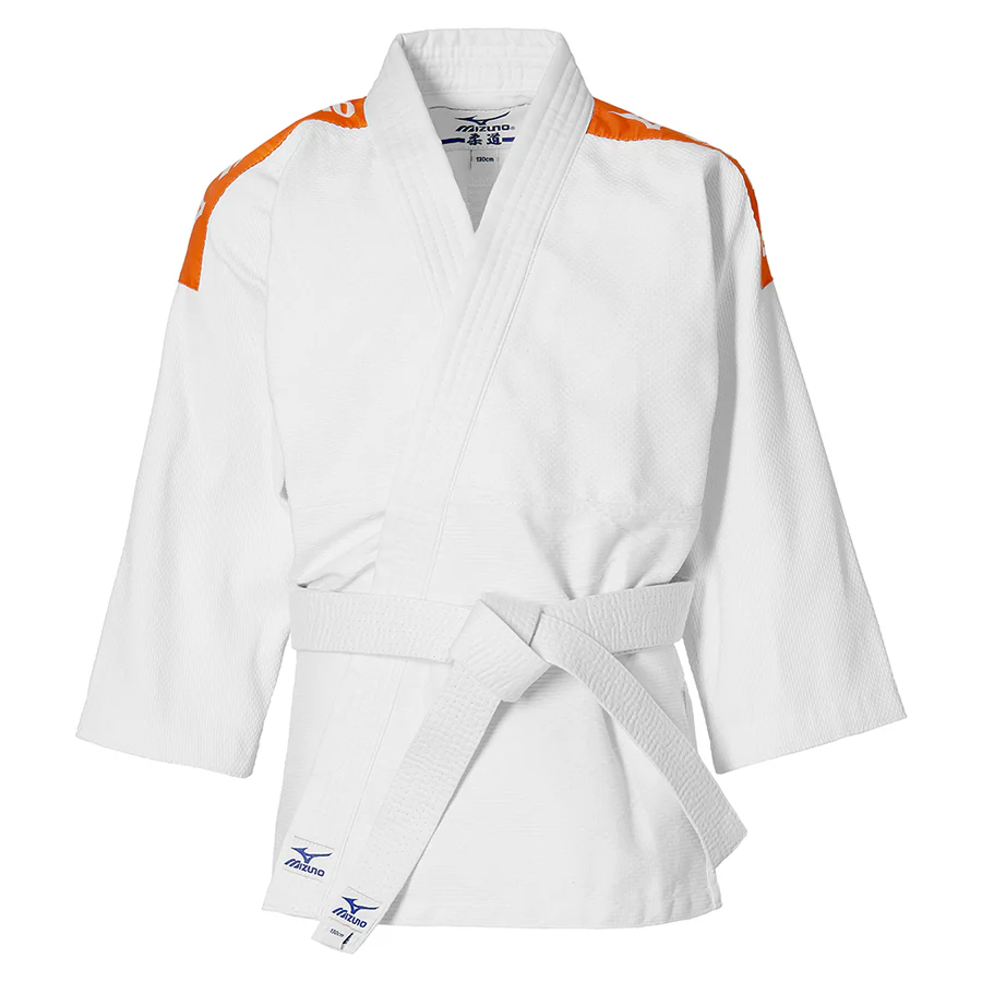 Judogi Mizuno Kodomo Plus Cintura Inclusa Bande Colorate - Image 3