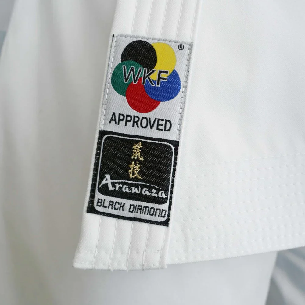 Karategi Arawaza Black Diamond WKF – Professionale Kata 370 gr/m² - Image 3