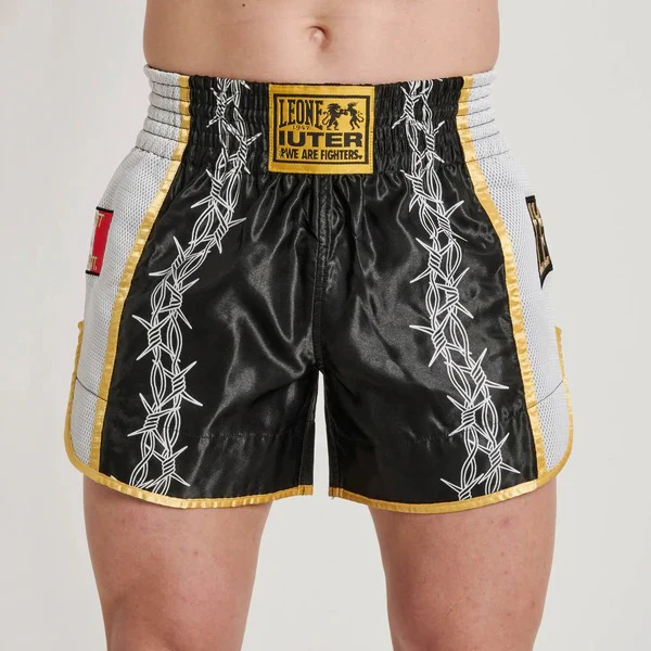 Pantaloncini Kick Thai LEONE x IUTER Barbed Wire