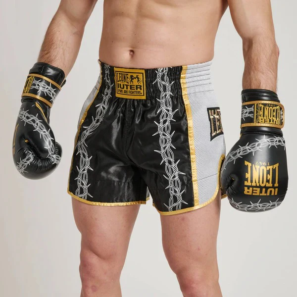 Pantaloncini Kick Thai LEONE x IUTER Barbed Wire - Image 2