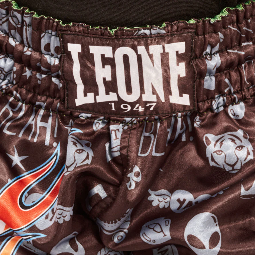 Pantaloncini Leone per Kick e Thai da bambini Flames - Image 3