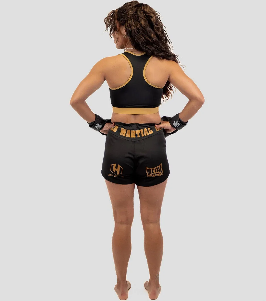 Pantaloncini MMA Donna Metal Boxe Hexagon | Design Ergonomico e Tecnico - Image 2