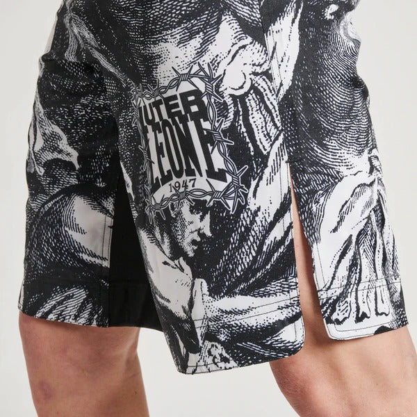 Pantaloncini MMA LEONE x IUTER Barber Wide - Image 4