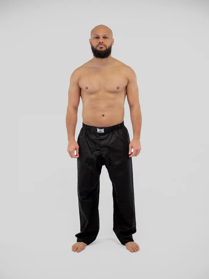 Pantaloni Krav Maga Metal Boxe Black | Resistenza in Cotone Ripstop
